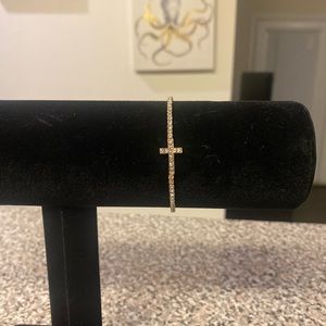 Gold Cross  Bracelet.
